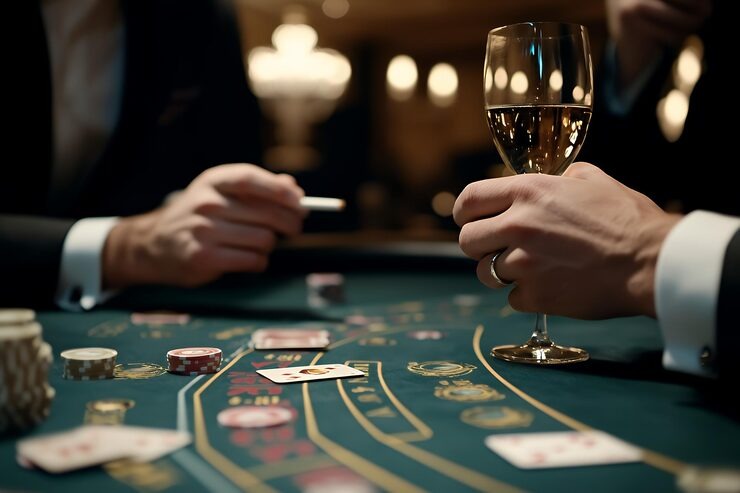knrl live dealer studio in Jakarta showing multi-camera blackjack table